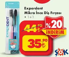EXPERDENT MİKRO İNCE DİŞ FIRÇASI 1+1